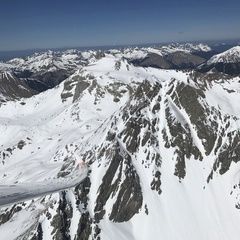 Verortung via Georeferenzierung der Kamera: Aufgenommen in der Nähe von Gemeinde Pettneu am Arlberg, Österreich in 3000 Meter